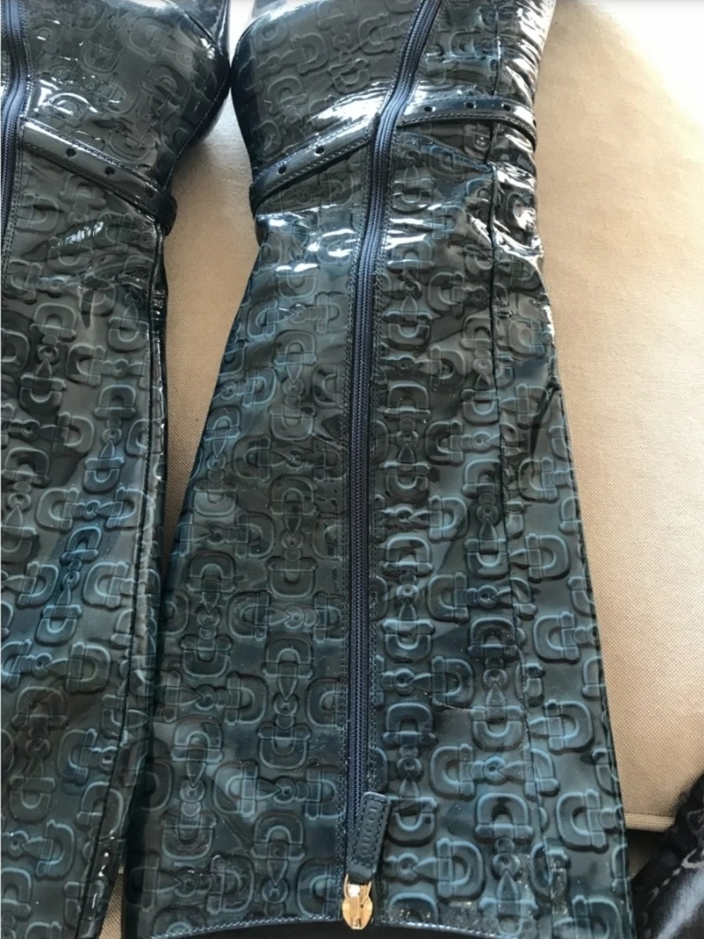 Gucci Monogram Boots
